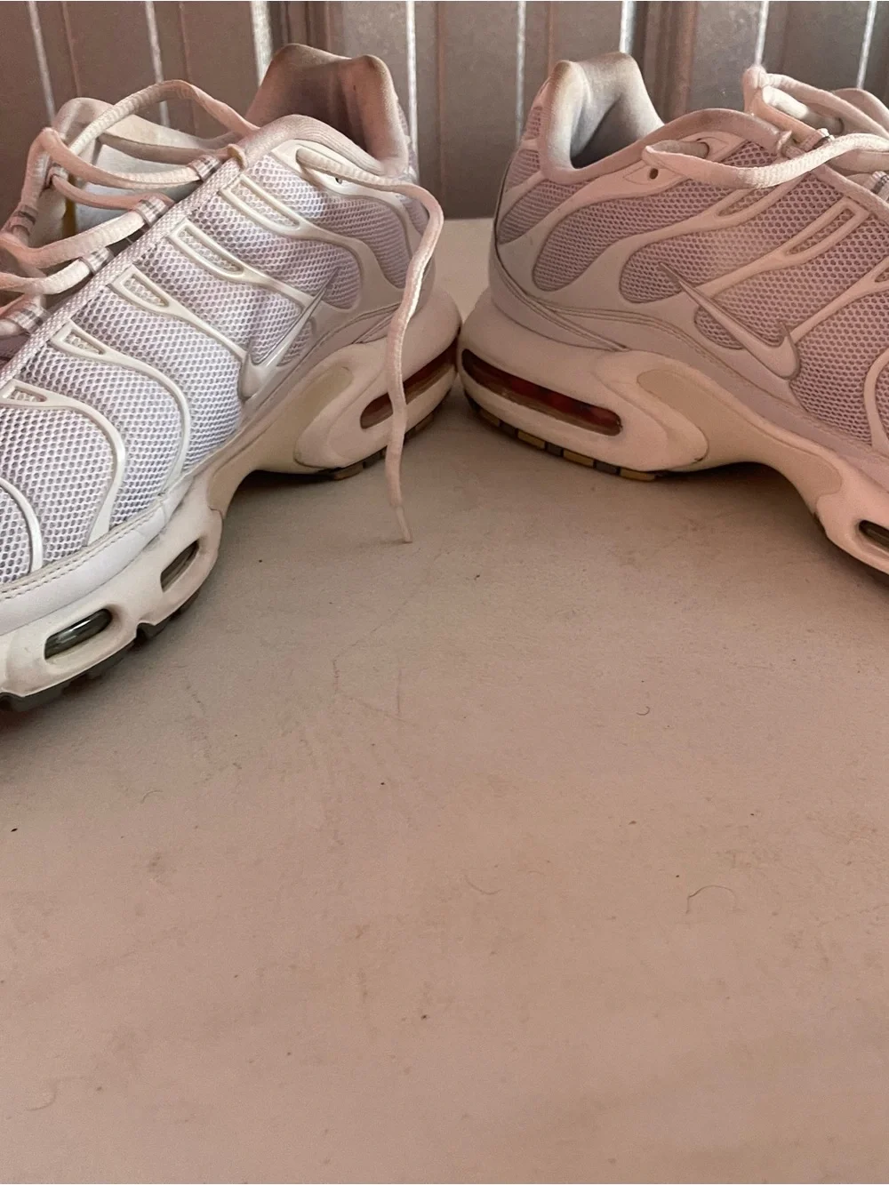 Nike Air Max Plus TN – Triple White – Men’s Size 15 👟🔥